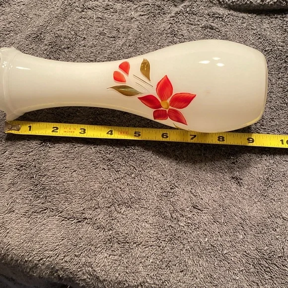 Vintage Hand Painted Christmas Vase - Picture 7 of 8